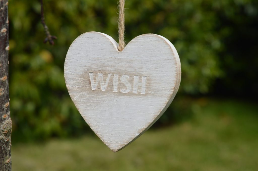 wish, heart, love